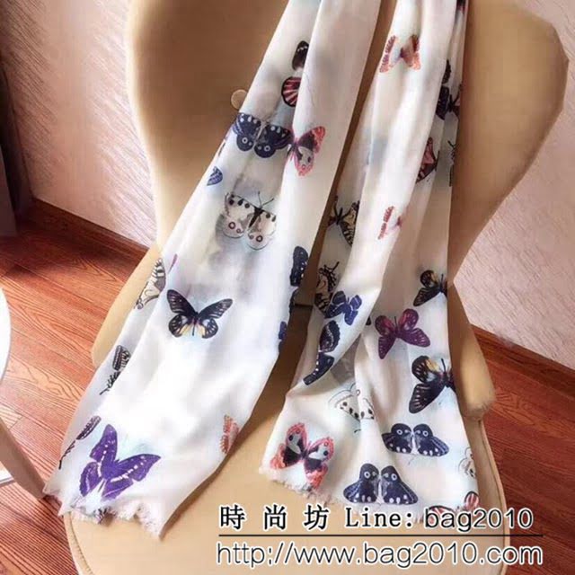 GUCCI古馳2018年早春度假系列 羊絨長圍巾 LLWJ6690